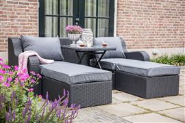 Loungeset multibank Pandorra black