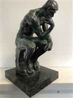 Bronzen sculptuur van De Denker by RODIN, Prachtig beeld!!