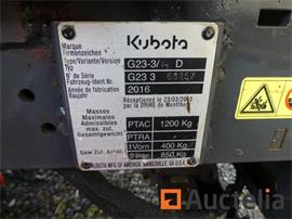 Lawn tractor Kubota G23-3/D