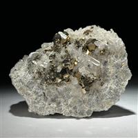 pyriet Kristalcluster - Hoogte: 11 cm - Breedte: 13 cm- 1600 g - (1)