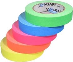 Pro-Gaff neon gaffa tape 24mm x 22,8m Kleurenmix