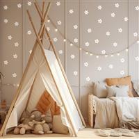 Muurstickers - Daisies X - white Daisies X
