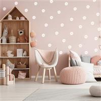 Muurstickers - Daisies VII - white Daisies VII