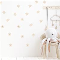 Muurstickers - Daisies I - beige Daisies I