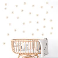 Muurstickers - Daisies V - beige Daisies V