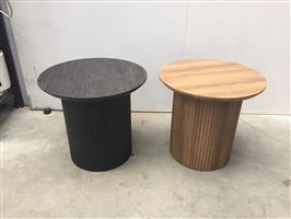 (165) Moderne nieuwe salontafels Lagos diam.50