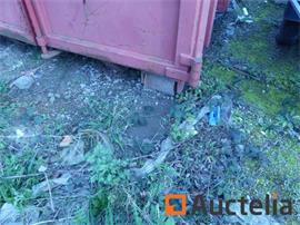 REF:Rood - afval Container 12m³