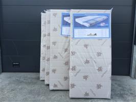 (139) NIEUWE pocketveer matrassen 7 zone min 70% 