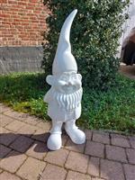Beeld, garden statue 95 cm high gnome pin hat - 95 cm - polyresin