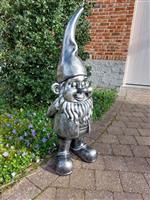 Beeld, Beeld, garden statue 95 cm high gnome pin hat - 95 cm - polyresin