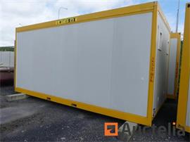 REF:AS 357 HFK - multifunctionele geïsoleerde Container met sanitair