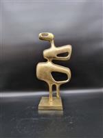 sculptuur, Metal Art Human Modern Art - 39.5 cm - Metaal