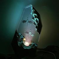 Resinoz - Lamp (13) - Epoxyharslamp - Hars/polyester