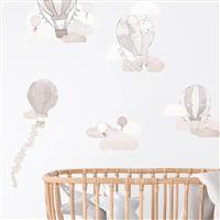 Muursticker Beige Balloons Balloons