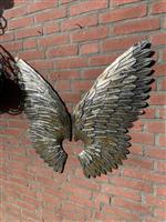 Decoratief ornament - Set grote metalen engelenvleugels 80 cm | Wanddecoratie - Europa
