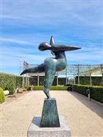 sculptuur, A modernist Ballerina - 70 cm - Brons