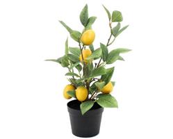 Decoratief ornament - 2Pcs Artificial Lemon Tree + Pot - Azië