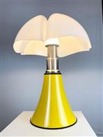 Martinelli Luce - Gae Aulenti - Lamp - Grote vleermuis - geel metaal, aluminium en opaal methacrylaa