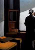 Dario Somigli (XX), da Edward Hopper - Conference at night