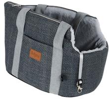 Hondendraagtas Linnenlook Grijs 46cm 