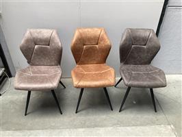 (26) Prachtige nieuwe stoelen stof 3 kleuren