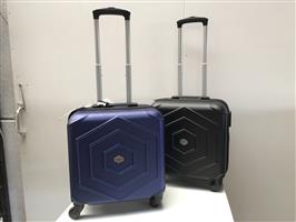 (385) Kleine valies handbagage in zwart of blauw
