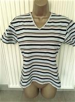 Getailleerd T-Shirt met V-Hals - Medium/Large
