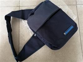 Vintage Blauwe Rugtas / Schoudertas / Reistas