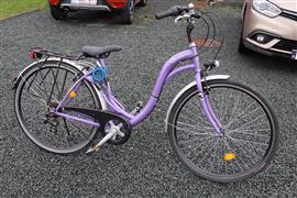 damesfiets met lage opstap