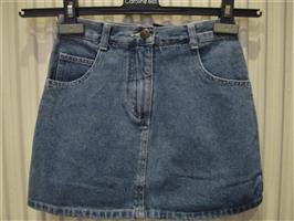 Superleuk Jeansrokje met Geborduurd Engeltje