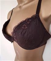 Elegante Chocoladebruine BH met Zachte Vulling 80C