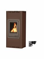 Aquaflame 7 cv-houtkachel Bruin Handmatige bediening