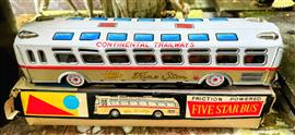 Vintage Speelgoedbus Continental  originele doos