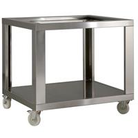 Imitatie rvs steun voor gl9/35-d, wielen, 2 met rem | Diamond | SGL9/35-D