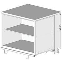 Neutrale toonbank - kassa | Diamond | BC10X