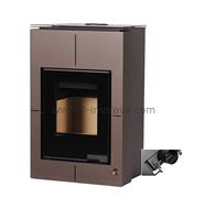 Aquaflame Vario Saporo cv-houtkachel Bruin fluweel Handmatige bediening