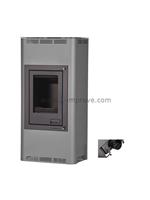 Aquaflame 7 cv-houtkachel Grijs Handmatige bediening