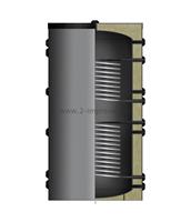 Buffervat met 2 warmtewisselaars A+ energie label 150