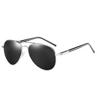 Polarized Pilot Sunglasses Unisex - Driving Retro Glasses Metal UV400