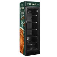 Showroommodel: Brand glasdeurkoelkast 345 liter