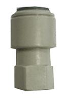 John Guest Schroefverbinder 1/4 naar 3/8