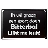 Bitterbal reclamebord