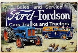 Ford en Fordson reclamebord