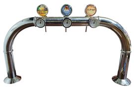 Occasion - Brugzuil 3 kraans chrome