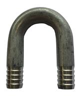 U bocht rvs 10 mm