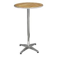 Bolero ronde statafel met essenhouten blad GR332