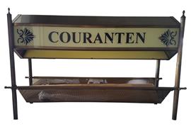 Showroommodel krantenbak brons