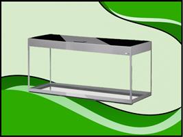Aquael Glossy 150 grijs aquarium