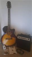 Gitaar set plug+play 