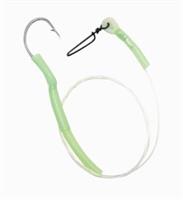 Black cat eel/worm rig | 1.3mm | haak 8/0 | meerval onderlijn